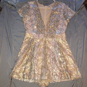 Sequin romper